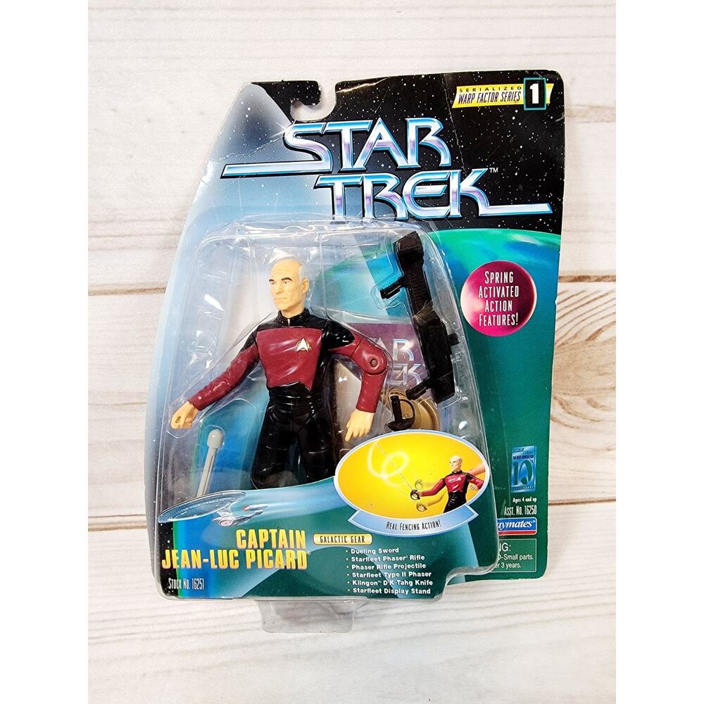 Star Trek The Next Generation Captain Jean-Luc Picard Playmates Sealed READ